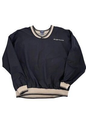 Vintage Ford Windbreaker Jacket XL Mens Black DFW Manheim Auto Auction 90s